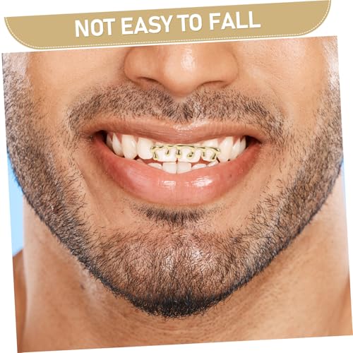 Homoyoyo Hip Hop Zähne Vergoldete Drip Teeth Caps Teardrop Design Untere Mundzähne Zubehör Komfortabel Langlebig Kupfer Party Cosplay Schmuck Homoyoyo Hip Hop Zähne Vergoldete Drip Teeth Caps Teardrop Design Untere Mundzähne Zubehör Komfortabel Langlebig Kupfer Party Cosplay Schmuck von Homoyoyo