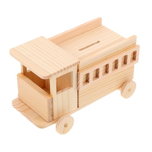 Homoyoyo Holz Feuerwehrwagen Bastelset für Diy Puzzle Kreativität und Geduld Holzfahrzeug Modell zum Zusammenbauen und Ausstellen von Homoyoyo