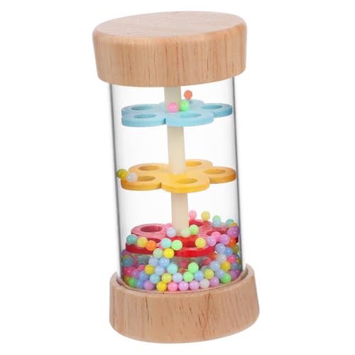 Homoyoyo Holz Regenstab Musikinstrument Mini Regenmacher zur Frühen Musikalischen und Konzentrationsübung Sensorisches Montessori Lernspielzeug für Kleinkinder von Homoyoyo