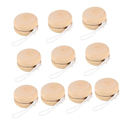 Homoyoyo Holz Yoyo Ball Set – 10 Stück Mit Kugellager Und Schnur - Ideal Für DIY-Projekte Und Als Party Gastgeschenk Für Kreatives Für Unvergessliche Momente Homoyoyo Holz Yoyo Ball Set – 10 Stück Mit Kugellager Und Schnur - Ideal Für DIY-Projekte Und Als Party Gastgeschenk Für Kreatives Für Unvergessliche Momente von Homoyoyo