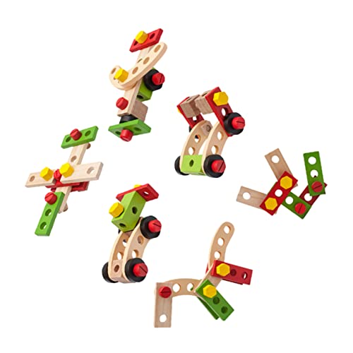 Homoyoyo Holzwerkzeug-Set Für – 1 Packung Mit Schrauben Und Muttern - Aus Holz Für Kreative Projekte Und Spielspaß Ideal Für Kleine Handwerker Homoyoyo Holzwerkzeug-Set Für – 1 Packung Mit Schrauben Und Muttern - Aus Holz Für Kreative Projekte Und Spielspaß Ideal Für Kleine Handwerker von Homoyoyo