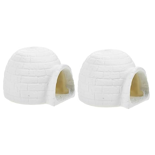 Homoyoyo Iglu Deko Figur Aus Harz – Arktisches Iglu Mit Fuchs Und Pinguin – Dekorative Eishaus Modelle Für Haushalt Und Spielzimmer – 10 cm Hoch Homoyoyo Iglu Deko Figur Aus Harz – Arktisches Iglu Mit Fuchs Und Pinguin – Dekorative Eishaus Modelle Für Haushalt Und Spielzimmer – 10 cm Hoch von Homoyoyo