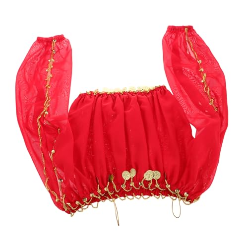 Homoyoyo Elegantes Bauchtänzerinnen-outfit Mit Ärmeln Für Tanzauftritte Von Frauen Homoyoyo Elegantes Bauchtänzerinnen-outfit Mit Ärmeln Für Tanzauftritte Von Frauen von Homoyoyo