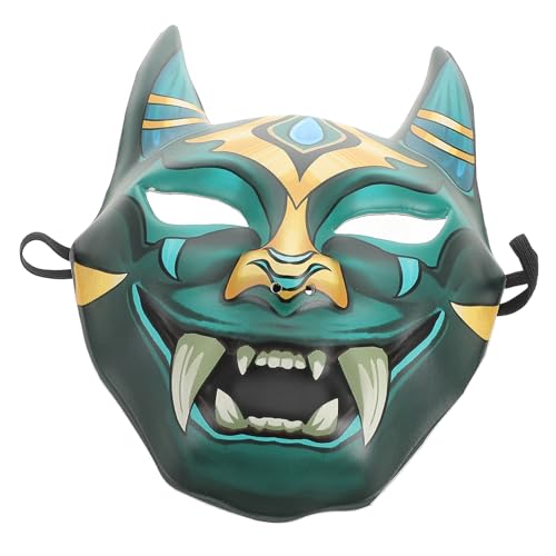 Homoyoyo Japanische Oni Maske Cosplay Maske Unisex Komfortabel Passend für Theater Kostüm Party von Homoyoyo