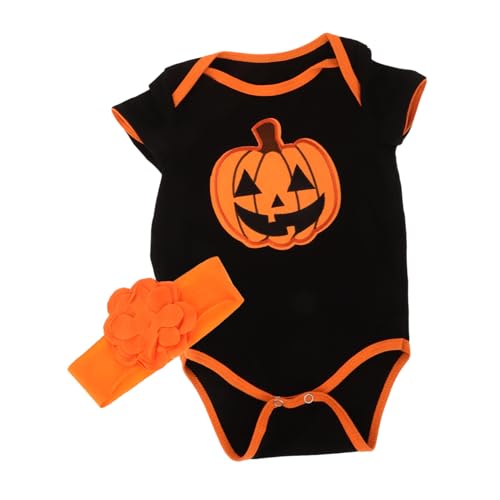 Homoyoyo Jungen Outfits Neugeborene Mädchen Kleidung Kürbis Kostüm Kürbis Kleidung Kürbis Halloween Kostüm Säugling Halloween Kostüm Mädchen Halloween Strampler Baumwolle von Homoyoyo