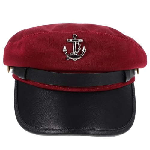 Homoyoyo Kapitänsmütze Für Erwachsene Einstellbare Matrosen-hut Für Kostümpartys Cosplay Und Yacht-outfits Komfortabel Und Langlebig Für Karneval Und Mottopartys von Homoyoyo