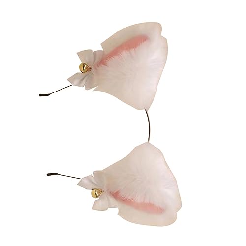 Homoyoyo Katzenohren Haarreif Flauschiges Stirnband mit Plüsch Design für Damen und Mädchen für Cosplay Partys und Bühnenauftritte von Homoyoyo