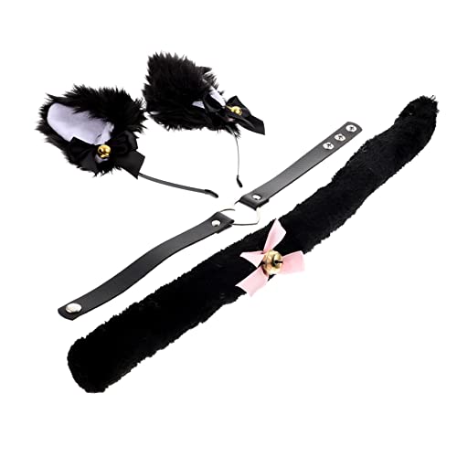 Homoyoyo Katzenohren Haarreif Set mit Glocken Spitzen Schleife und Teiliges Cosplay Zubehör für Halloween Weihnachts und Partydekoration Verstellbar für und Mädchen Homoyoyo Katzenohren Haarreif Set mit Glocken Spitzen Schleife und Teiliges Cosplay Zubehör für Halloween Weihnachts und Partydekoration Verstellbar für und Mädchen von Homoyoyo