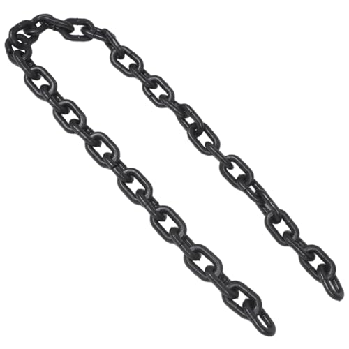 Homoyoyo Ketten Halloween Halloween-Cosplay-Requisiten Halloween-Kette gefälschte Kette Kettenfälschung Halloween-Partykette Halloween -Simulationsversorgungen Filmrequisiten Plastik Black von Homoyoyo