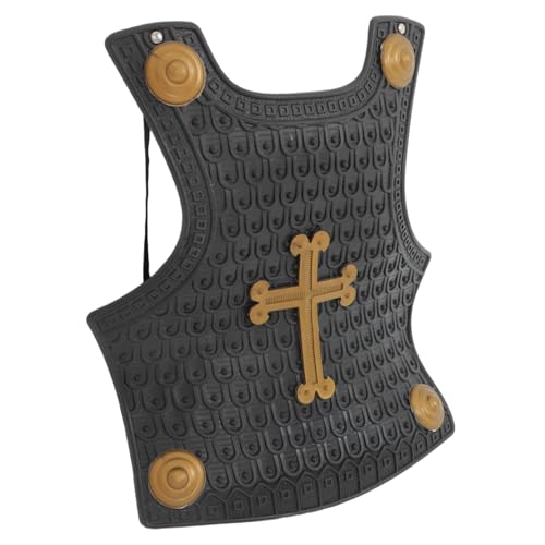 Homoyoyo Kinderpanzerung Mittelalterlicher Schild Spielzeugschild Für Schild Kostüm Mittelalterliche Schildstütze Leistungsschild Cosplay-spielzeugschild Schild Black Plastik von Homoyoyo