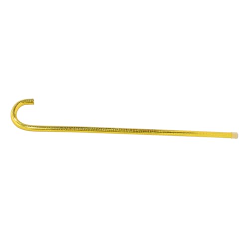 Homoyoyo Kindertanz-Requisiten Spazierstöcke einziehbar Tanzstock gefälscht Puppen Halloween Halloween assecoires Cosplay Halloween Kostüm Requisite Stock-Foto-Requisite PVC Golden von Homoyoyo