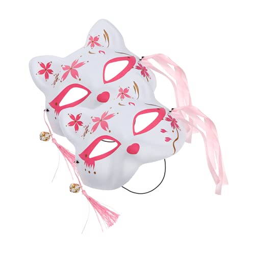 Homoyoyo Kitsune Maske Kawaii - Japanische Kabuki Fox Maske Für Halloween Und Karneval - 2er Set Halbe Gesicht Masken Für Kostümparty Und Maskerade Veranstaltungen Homoyoyo Kitsune Maske Kawaii - Japanische Kabuki Fox Maske Für Halloween Und Karneval - 2er Set Halbe Gesicht Masken Für Kostümparty Und Maskerade Veranstaltungen von Homoyoyo