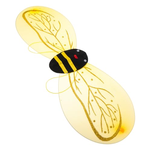 Homoyoyo Kleine Bienenflügel Bienenflügel-kostüm Bienenkostüm Halloween-kostüm Für Bienenflügel Für Kleinkinder Kleines Biene-halloween-kostüm Bienen-halloween-kostüm Plastik von Homoyoyo