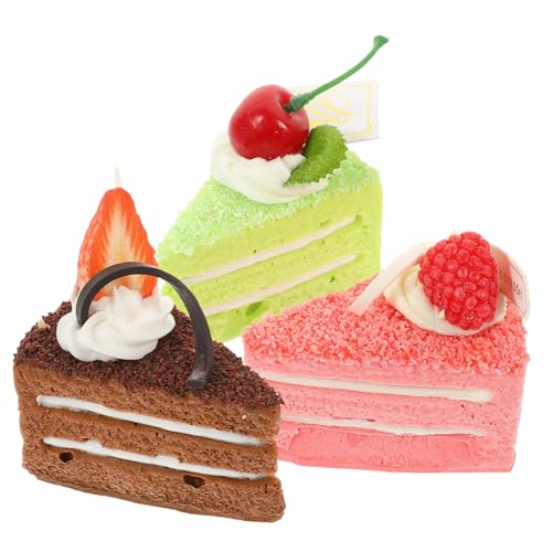 Homoyoyo Klocke 3er Set Künstliche Kuchendekoration – Realistische Faux Lebensmittelmodelle Für Bäckerei Schaufenster Und Kreative Deko-Ideen - Perfekt Für Cafés Und Events Homoyoyo Klocke 3er Set Künstliche Kuchendekoration – Realistische Faux Lebensmittelmodelle Für Bäckerei Schaufenster Und Kreative Deko-Ideen - Perfekt Für Cafés Und Events von Homoyoyo
