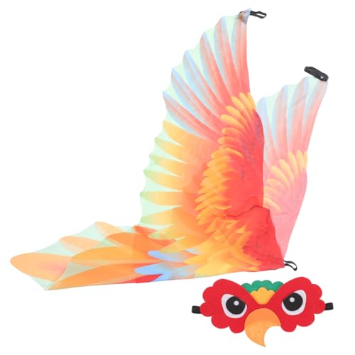 Homoyoyo Kostüm mit Detaillierter Vogelmaske und Farbenfrohen Flügeln Bequemes Verkleidungszubehör für Halloween Karneval Geburtstagsfeiern Vielseitig Einsetzbar und Wiederverwendbar Homoyoyo Kostüm mit Detaillierter Vogelmaske und Farbenfrohen Flügeln Bequemes Verkleidungszubehör für Halloween Karneval Geburtstagsfeiern Vielseitig Einsetzbar und Wiederverwendbar von Homoyoyo