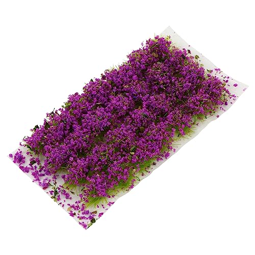 Homoyoyo Künstlicher Blumencluster Vegetation Simulationsanlage Für Dioramen Modelleisenbahnen Und Puppenhäuser DIY Landschaftsdeko Für Projekte von Homoyoyo