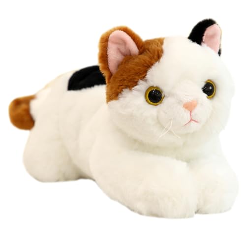 Homoyoyo Kuschelige Katzenpuppe Aus Plüsch – Weiches Stofftier Und Kissen Für - Ideal Zum Und Dekorieren - Gefüllt Mit Hochwertiger PP Baumwolle Tragbar Und Bequem von Homoyoyo