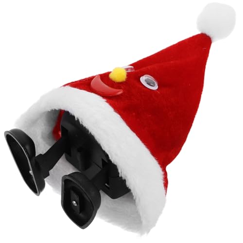 Homoyoyo Laufendes Weihnachtsmann Hut Kleines Xmas Party Sich Wiegender Sicherer Kinderspaß zur Motorischer Fähigkeiten Einzigartiges Weihnachtsdekoration von Homoyoyo