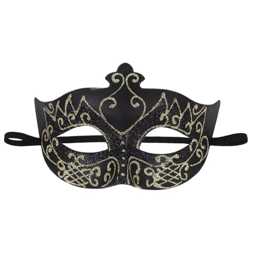 Homoyoyo Leichte Halbgoldene Maske Herren für Halloween und Maskenball Kunststoff Halbgesicht mit Einzigartigem Muster Vielseitig für Kostümparty Karneval und Cosplay Geeignet Homoyoyo Leichte Halbgoldene Maske Herren für Halloween und Maskenball Kunststoff Halbgesicht mit Einzigartigem Muster Vielseitig für Kostümparty Karneval und Cosplay Geeignet von Homoyoyo