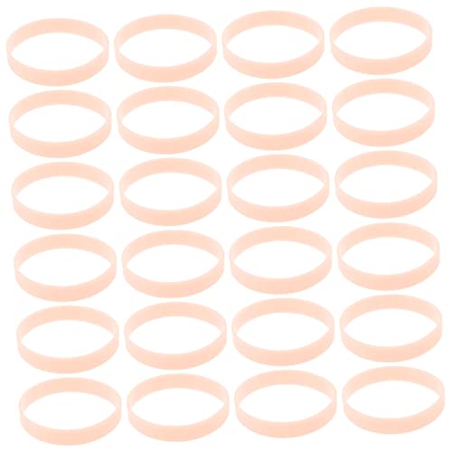 Homoyoyo Leuchtende Silikonarmbänder 100 Stück – Bunte - Leere Gummiarmbänder Für Partys - Events Und Festivals – Perfekt Für Und Erwachsene Die Im Dunkeln Leuchten von Homoyoyo