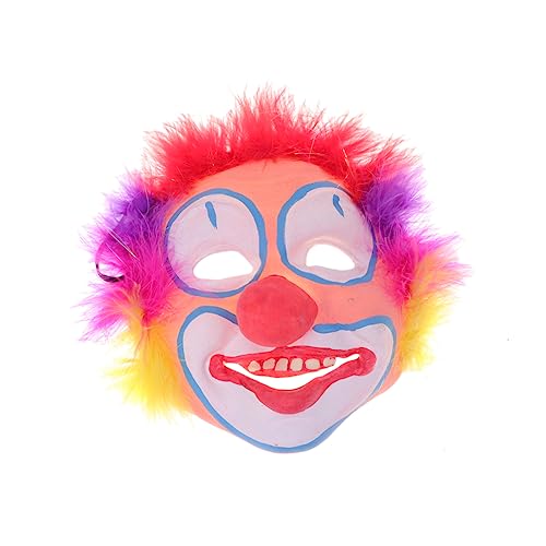 Homoyoyo Lustige Clownsmaske Mit Bunter Regenbogenperücke – Gruselige Halloween Clownsmaske Für Fasching - Karneval Und Kostümpartys Für Und ErwachseneRot Homoyoyo Lustige Clownsmaske Mit Bunter Regenbogenperücke – Gruselige Halloween Clownsmaske Für Fasching - Karneval Und Kostümpartys Für Und ErwachseneRot von Homoyoyo