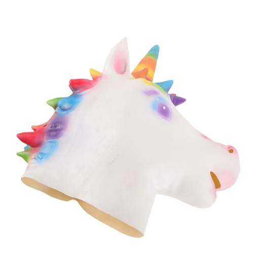 Homoyoyo Lustige Einhorn Vollkopfmaske aus für Erwachsene Kreative Tierkostüm für Karneval Cosplay Halloween und Partys Einzigartige Bequeme Verkleidung für Festivals Homoyoyo Lustige Einhorn Vollkopfmaske aus für Erwachsene Kreative Tierkostüm für Karneval Cosplay Halloween und Partys Einzigartige Bequeme Verkleidung für Festivals von Homoyoyo