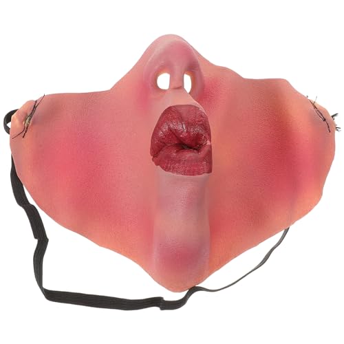 Homoyoyo Lustige Maske Unter Augenklappen Halloween Haut Bausatz Kostüm Maskerade Gesichts- Halloweenkostüm Halloween-maske Maskerade Gruseliges Halloween Menschlich Karneval Emulsion von Homoyoyo
