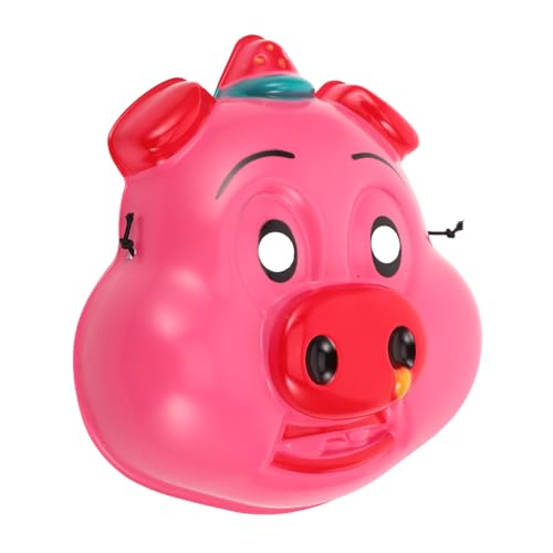 Homoyoyo Lustige Schweinemaske für Erwachsene Wiederverwendbare Tiermaske für Kostümpartys Halloween Kinderfeiern Bequeme Niedliches Design für Spaß von Homoyoyo