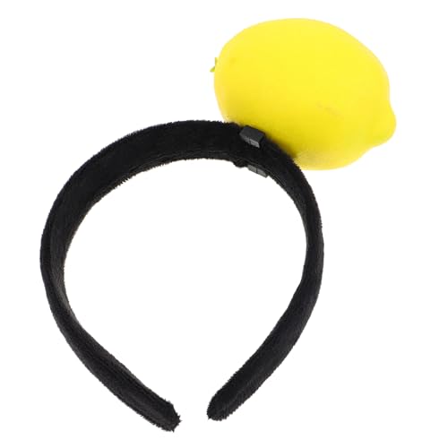 Homoyoyo Lustiger Zitronen haarreif aus Plüsch Witziges Auffälliges Haarschmuck accessoire für Erwachsene für Partys Karneval und Festliche Verkleidungen von Homoyoyo