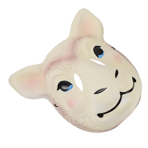 Homoyoyo Maskerade liefert halloween masken halloweenmaske hallowen masks realistic mask lustige gruselige Halloween-Kostüme Schaf Maskerade Zubehör Bühnenauftrittsmaske PVC von Homoyoyo