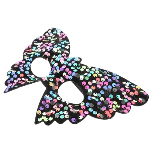 Homoyoyo Masquerade Maske Damen Schmetterling Halbgesichtsmaske mit Pailletten Verstellbar PVC Material für Karneval Halloween Kostüm und Tanzparty Homoyoyo Masquerade Maske Damen Schmetterling Halbgesichtsmaske mit Pailletten Verstellbar PVC Material für Karneval Halloween Kostüm und Tanzparty von Homoyoyo