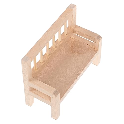 Homoyoyo Maßstab Hölzerne Mini Bank Dekorative Möbel Für Puppenhaus Für DIY Projekte Naturbelassenes Holz Hochwertiges Miniaturzubehör Homoyoyo Maßstab Hölzerne Mini Bank Dekorative Möbel Für Puppenhaus Für DIY Projekte Naturbelassenes Holz Hochwertiges Miniaturzubehör von Homoyoyo