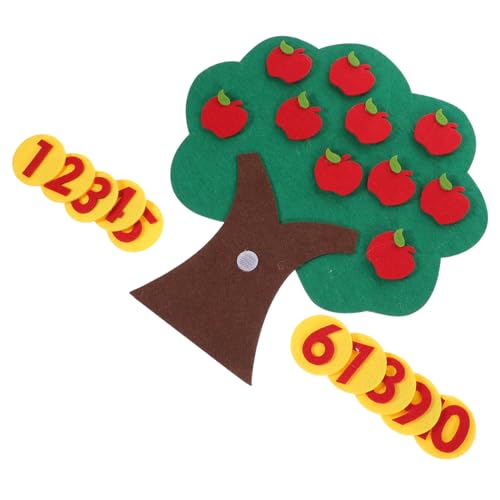 Homoyoyo Mathematik Lernspielzeug aus Filz Pädagogisches DIY Zahlen Lernspiel für Vorschule und Kindergarten Robustes Wiederverwendbares für Ab Jahren von Homoyoyo