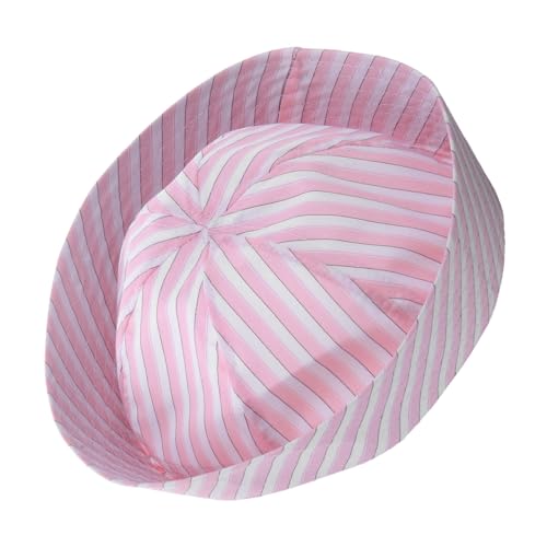 Homoyoyo Matrosenhut Matrosen-Cosplay-Hut Kapitänsmützen Hüte Stroh Kappen Kleidung Bootssegler Cosplay Hut Damen Matrosen-Cosplay-Mütze Matrosenmütze Yachthut Stoff Rosa von Homoyoyo