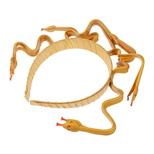 Homoyoyo Medusa Schlange Stirnband Für Halloween – Eleganter Kopfschmuck Für Kostüme - Cosplay Und Karneval – Goldener Haarschmuck Für Maskerade Und Partys Homoyoyo Medusa Schlange Stirnband Für Halloween – Eleganter Kopfschmuck Für Kostüme - Cosplay Und Karneval – Goldener Haarschmuck Für Maskerade Und Partys von Homoyoyo