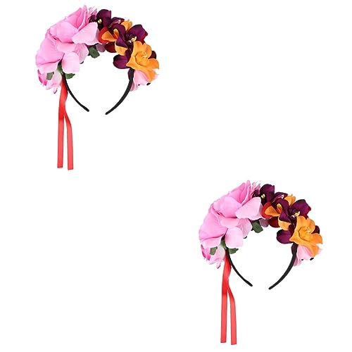 Homoyoyo Mexikanisches Stirnband Für Halloween – Rose Flower Crown Haarkranz Für De - Festlicher Haarschmuck Für Halloween-Partys Und Feiern Einzigartiger Homoyoyo Mexikanisches Stirnband Für Halloween – Rose Flower Crown Haarkranz Für De - Festlicher Haarschmuck Für Halloween-Partys Und Feiern Einzigartiger von Homoyoyo