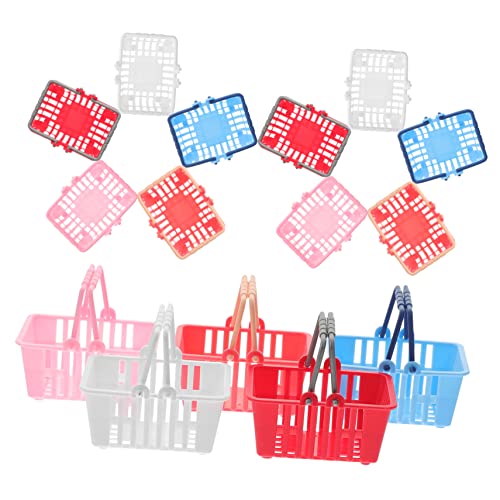 Homoyoyo Mini-Einkaufskorb Für - 15 Teiliges Spielset Aus Kunststoff Mit Griffen Ideal Für Puppenhaus Obstkorb Oder Partygeschenke Perfekt Für Kreative Spielstunden Homoyoyo Mini-Einkaufskorb Für - 15 Teiliges Spielset Aus Kunststoff Mit Griffen Ideal Für Puppenhaus Obstkorb Oder Partygeschenke Perfekt Für Kreative Spielstunden von Homoyoyo