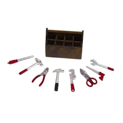 Homoyoyo Mini Haus Werkzeugset Leichtes Robustes Miniatur Reparatur für Puppenhaus Dekoration für Miniatur Fans Homoyoyo Mini Haus Werkzeugset Leichtes Robustes Miniatur Reparatur für Puppenhaus Dekoration für Miniatur Fans von Homoyoyo