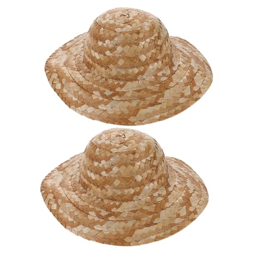 Homoyoyo Mini Strohhüte Zum Selbermachen – 1-5 Stück Unbemalt - Handgemachte Puppen Strohhüte in Sombrero Form Ideal Für Kreative Bastelprojekte Größe 23 Cm Homoyoyo Mini Strohhüte Zum Selbermachen – 1-5 Stück Unbemalt - Handgemachte Puppen Strohhüte in Sombrero Form Ideal Für Kreative Bastelprojekte Größe 23 Cm von Homoyoyo