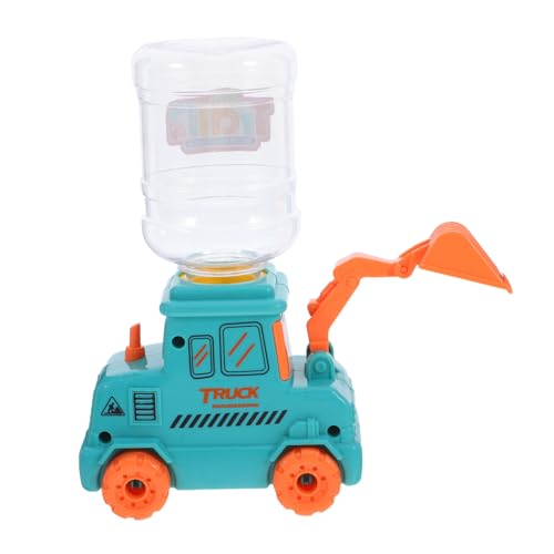 Homoyoyo Mini Wasserspender Getränkespender Wasserspender Zum Rollenspiel Niedliche Springbrunnenmodelle Baggerförmiges Springbrunnenzubehör Baggerförmiger Wasserspender Blauer von Homoyoyo