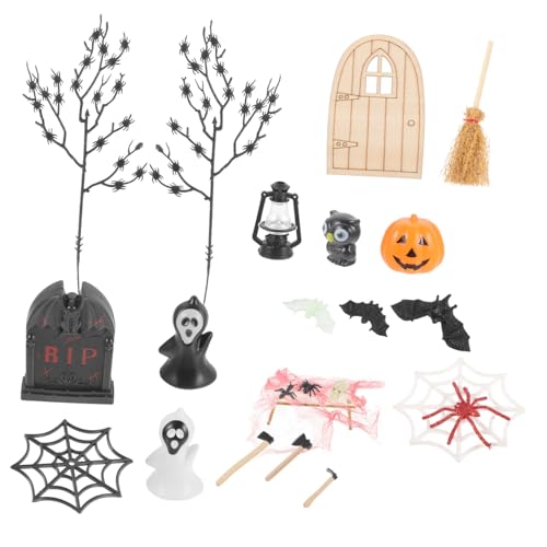 Homoyoyo Miniatur Halloween Dekoration Teilig Halloween Puppenhaus Zubehör Dekorative Deko für DIY Micro Landschaft und Puppenhaus für Party und Bastelprojekte Homoyoyo Miniatur Halloween Dekoration Teilig Halloween Puppenhaus Zubehör Dekorative Deko für DIY Micro Landschaft und Puppenhaus für Party und Bastelprojekte von Homoyoyo