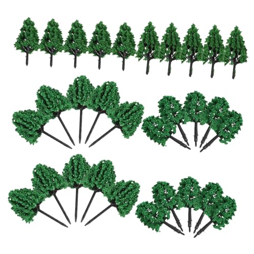 Homoyoyo Miniatur Landschaftsbäume Realistische Simulation für Sandtisch DIY Landschaftsdekoration Vielseitige Bausatz Pflanzen für Modellbau und Eisenbahn von Homoyoyo