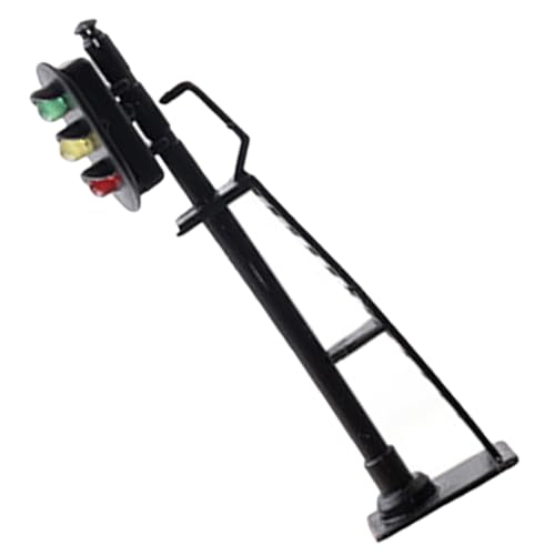 Homoyoyo Miniatur Modell für Sandtisch Dekoration Realistische Verkehrsampel aus Robustem Material Kompakte für Modelleisenbahn Architektur und Diorama Landschaften Vielseitig Einsetzbar von Homoyoyo