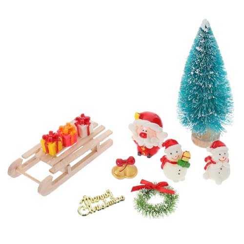 Homoyoyo Miniatur Puppenhaus Zubehör Weihnachtsbaum DIY Ornamente für Festliche Szenen Gestaltung Homoyoyo Miniatur Puppenhaus Zubehör Weihnachtsbaum DIY Ornamente für Festliche Szenen Gestaltung von Homoyoyo