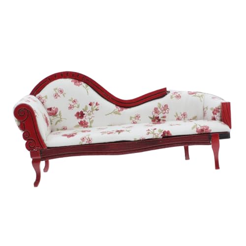 Homoyoyo Miniatur-Sofa-Set Im Vintage-Stil Im Maßstab 112 Für Puppenhaus Mini-Sofa Mit Blumenmuster Komplizierte Details Homoyoyo Miniatur-Sofa-Set Im Vintage-Stil Im Maßstab 112 Für Puppenhaus Mini-Sofa Mit Blumenmuster Komplizierte Details von Homoyoyo