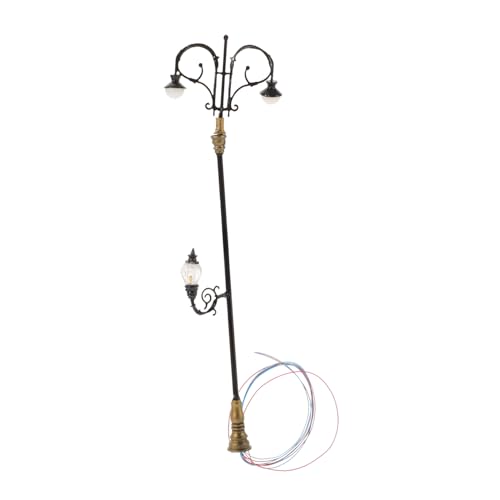 Homoyoyo Miniatur Straßenlaterne Modelllampe für Modelleisenbahn Maßstab Einfach zu Montieren Dekorative Mini Straßenlampe für Architekturmodelle und Puppenhaus Vielseitig für Sandtisch Homoyoyo Miniatur Straßenlaterne Modelllampe für Modelleisenbahn Maßstab Einfach zu Montieren Dekorative Mini Straßenlampe für Architekturmodelle und Puppenhaus Vielseitig für Sandtisch von Homoyoyo