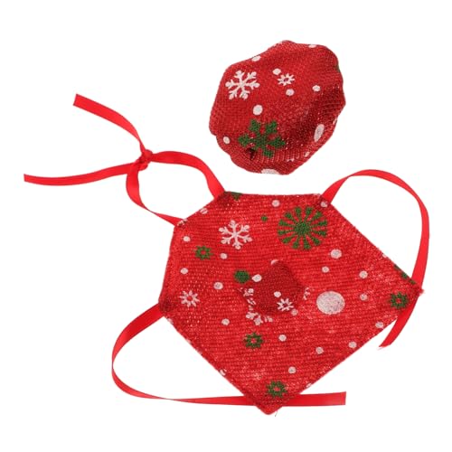 Homoyoyo Miniatur Weihnachtschef Schürze und Kochmütze für Puppenhaus Küchendekoration Festliches Weihnachtszubehör mit Design Detailreiche Puppenaccessoires für Weihnachtsbücherregal Szene Homoyoyo Miniatur Weihnachtschef Schürze und Kochmütze für Puppenhaus Küchendekoration Festliches Weihnachtszubehör mit Design Detailreiche Puppenaccessoires für Weihnachtsbücherregal Szene von Homoyoyo