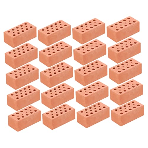 Homoyoyo Miniatur Ziegelsteine Set 20 Stück - Rote Modellbau Ziegelsteine Für Feengarten - Puppenstube Und Mikrolandschaft DIY Dekoration Ideale Mini Ziegelsteine Für Kreative Projekte Homoyoyo Miniatur Ziegelsteine Set 20 Stück - Rote Modellbau Ziegelsteine Für Feengarten - Puppenstube Und Mikrolandschaft DIY Dekoration Ideale Mini Ziegelsteine Für Kreative Projekte von Homoyoyo