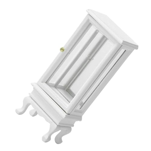 Homoyoyo Miniaturer Weißer Schrank für Puppenhaus Multifunktionales Regal für Schlafzimmer und Arbeitszimmer Platzsparendes Möbelstück für Verschiedene Anwendungen Homoyoyo Miniaturer Weißer Schrank für Puppenhaus Multifunktionales Regal für Schlafzimmer und Arbeitszimmer Platzsparendes Möbelstück für Verschiedene Anwendungen von Homoyoyo