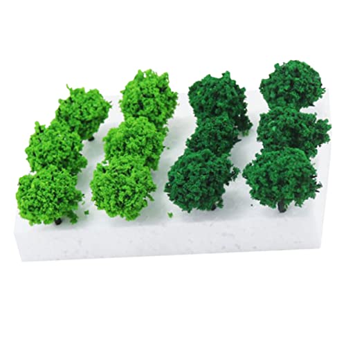Homoyoyo Miniatur Strauchbüschel für Modelleisenbahn Kunstpflanze Cluster Sandtisch Dekoration Selbstgemacht Landschaftsmodell Künstliche Vegetation für Tabletop Spiele von Homoyoyo